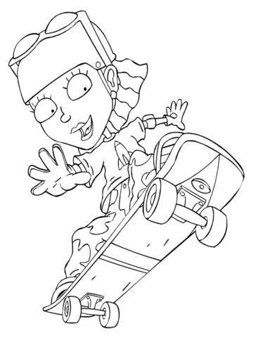 Regina Reggie Rocket  Coloring Page